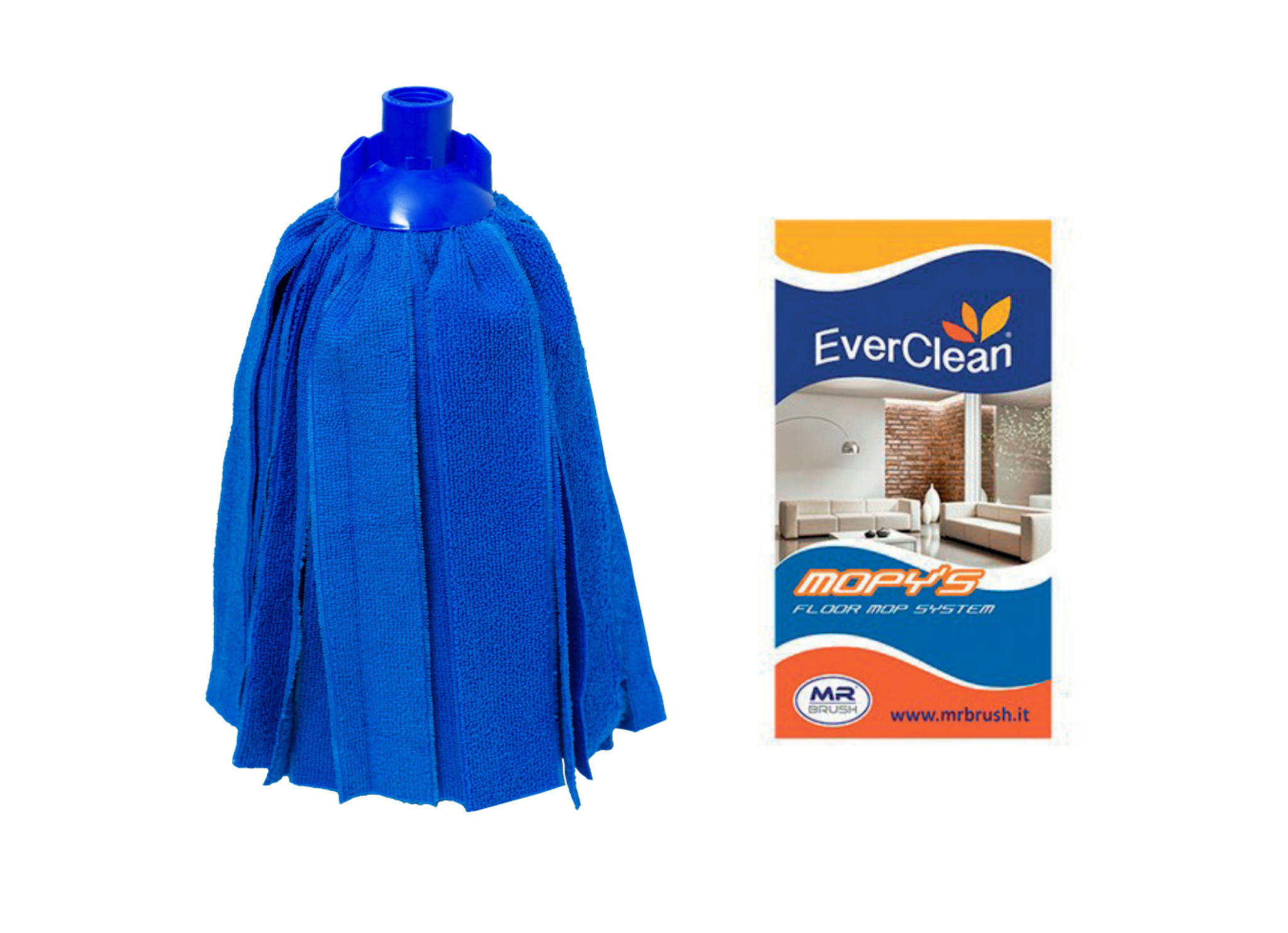 Mop in Microfibra Blu 160 Grammi