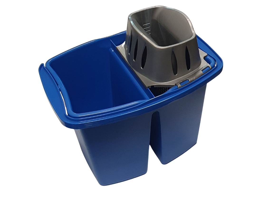 Secchio Professionale Doppia Vasca 14 Litri
